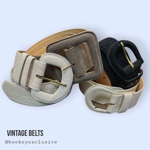 Bundle of vintage belts